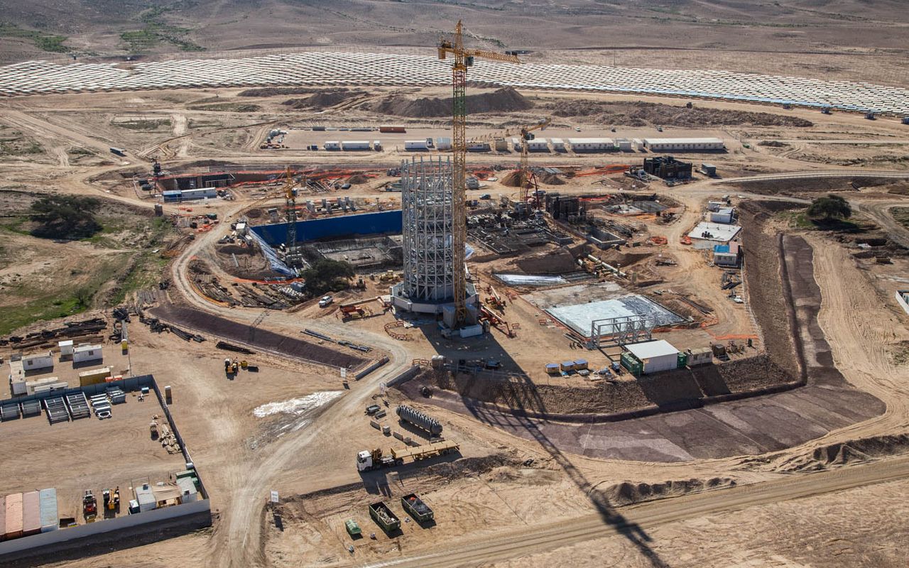 La Estación de Energía Solar y Térmica Ashalim será una de las mayores