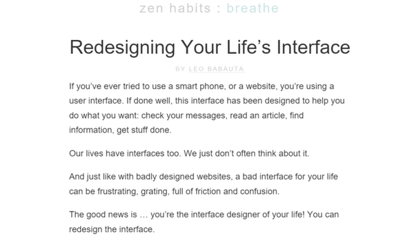 zenhabits